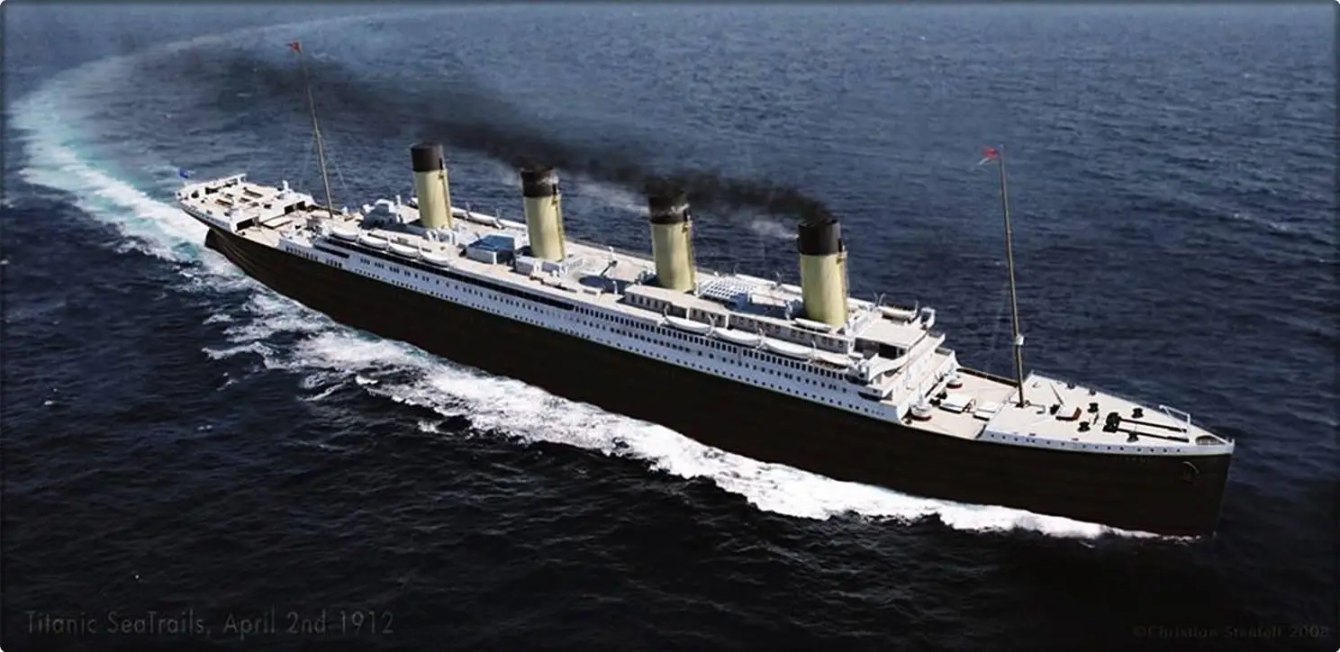 Titanic prøvesejlads